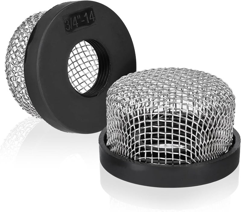 Verplexter 1 Pack Stainless Steel Strainer ¾ Inch -14, Industrial Plumbing Inline, Aerator Screen Wire Mesh Compatible with Livewell Pump, Garden Washers Water Filter Sprayer Garden Hose Suction Line. - Image 1
